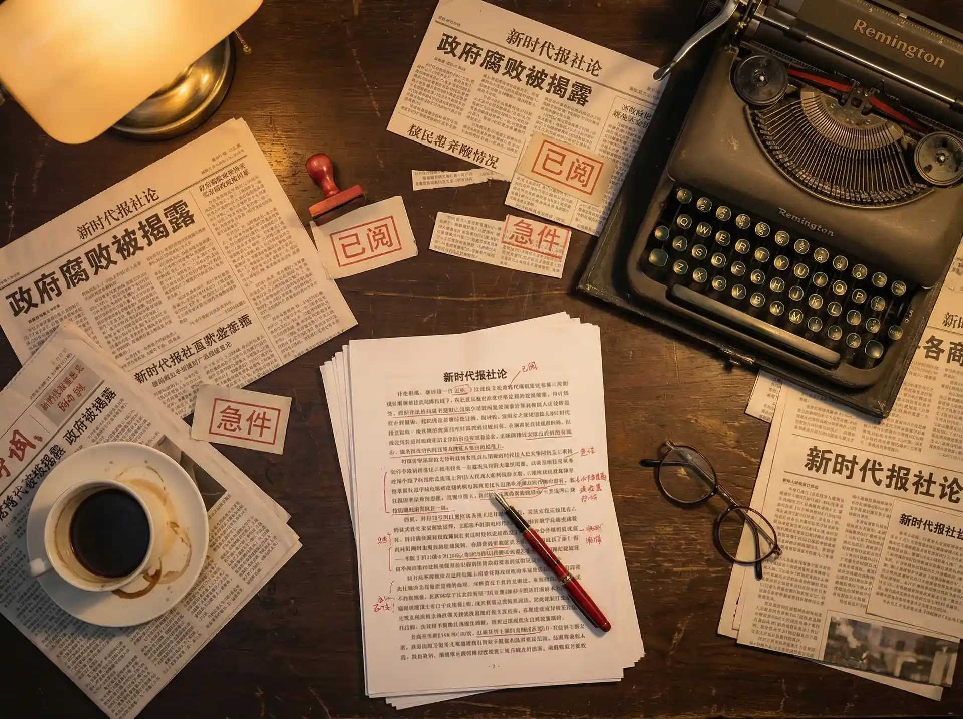 优博娱乐网站 - 报社编辑部工作场景